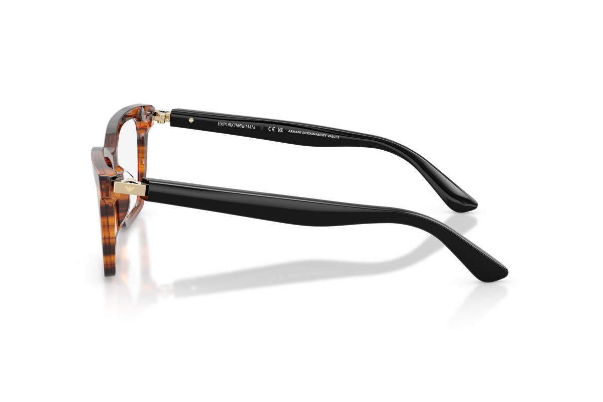 Emporio Armani EA3261U_6268 Giallo a righe lucido