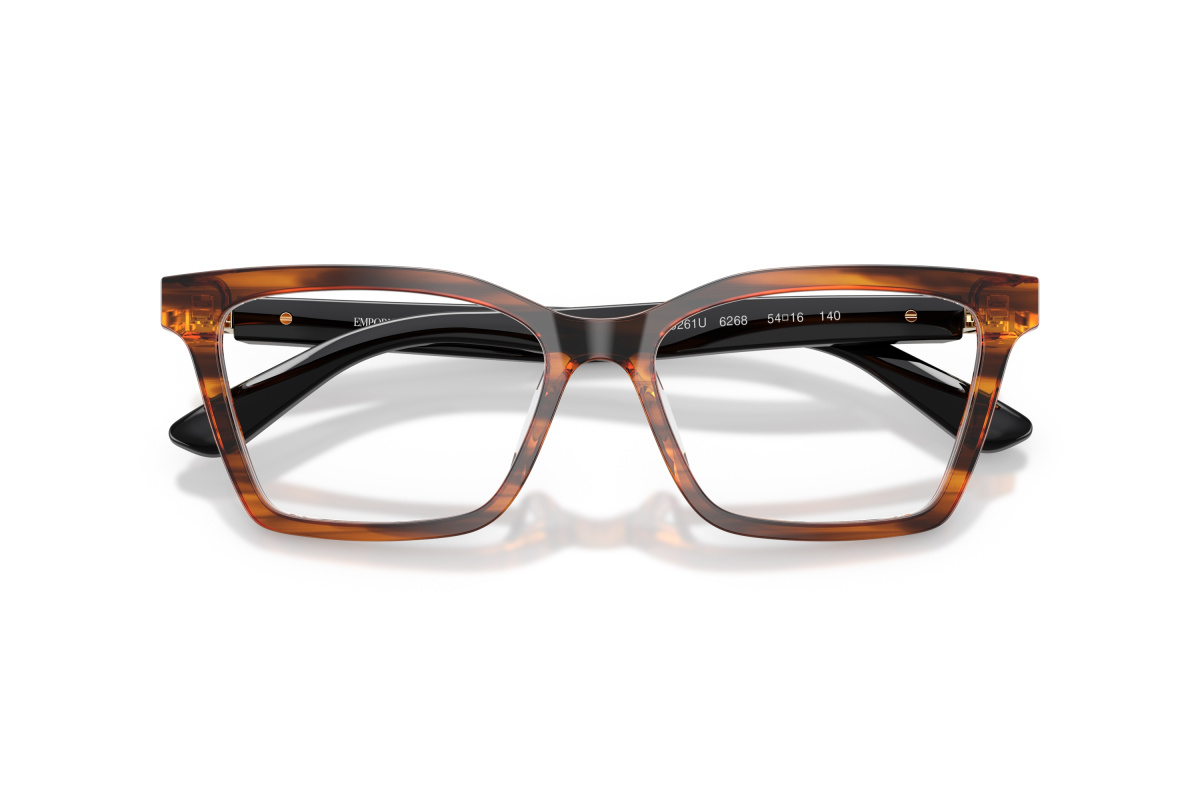 Emporio Armani EA3261U_6268 Giallo a righe lucido