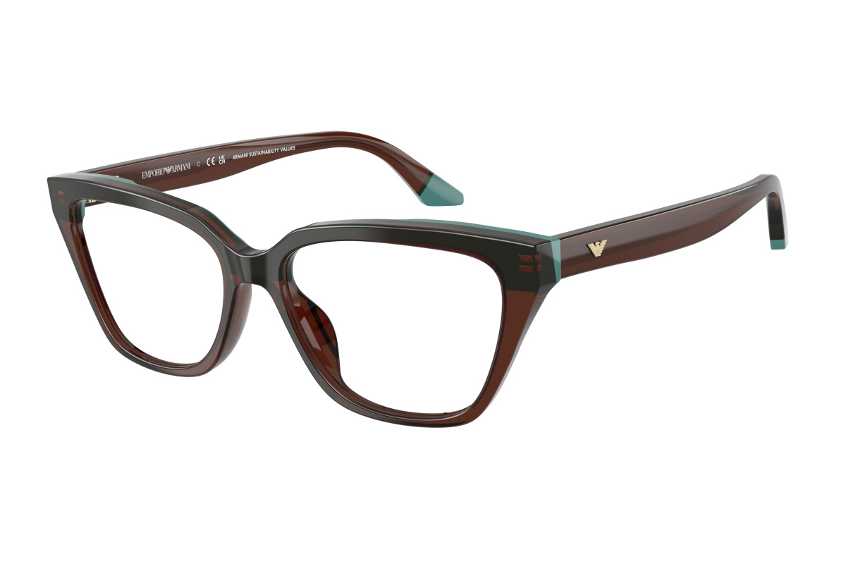 Emporio Armani EA3270U_6318 Transparent Brown/Teal