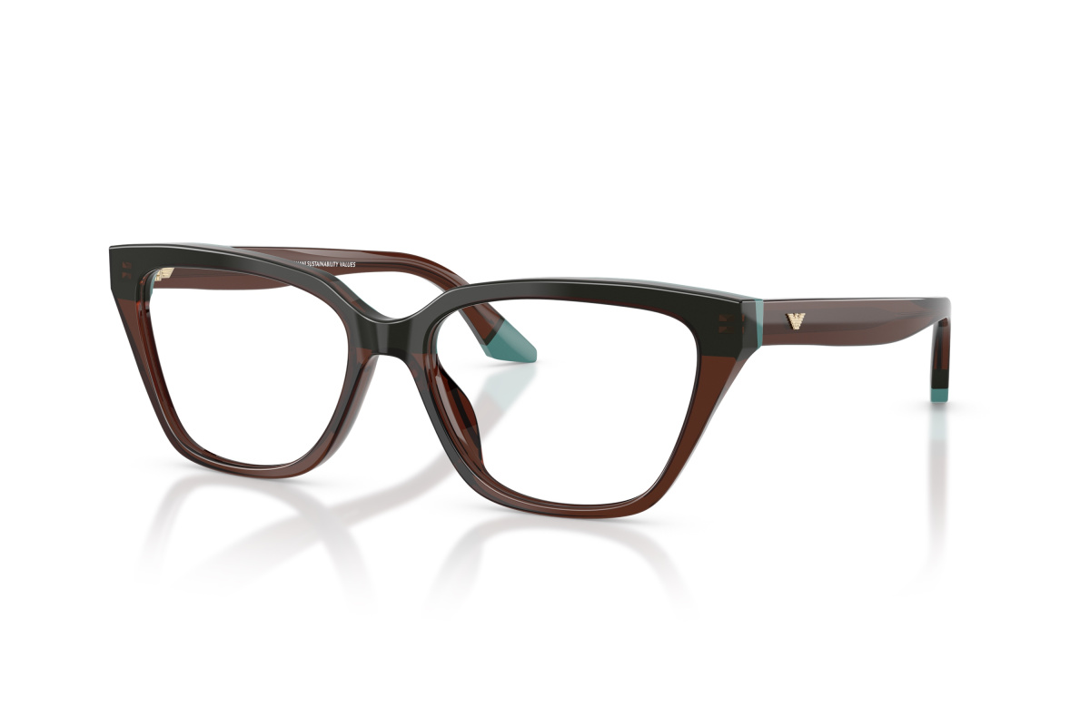 Emporio Armani EA3270U_6318 Transparent Brown/Teal