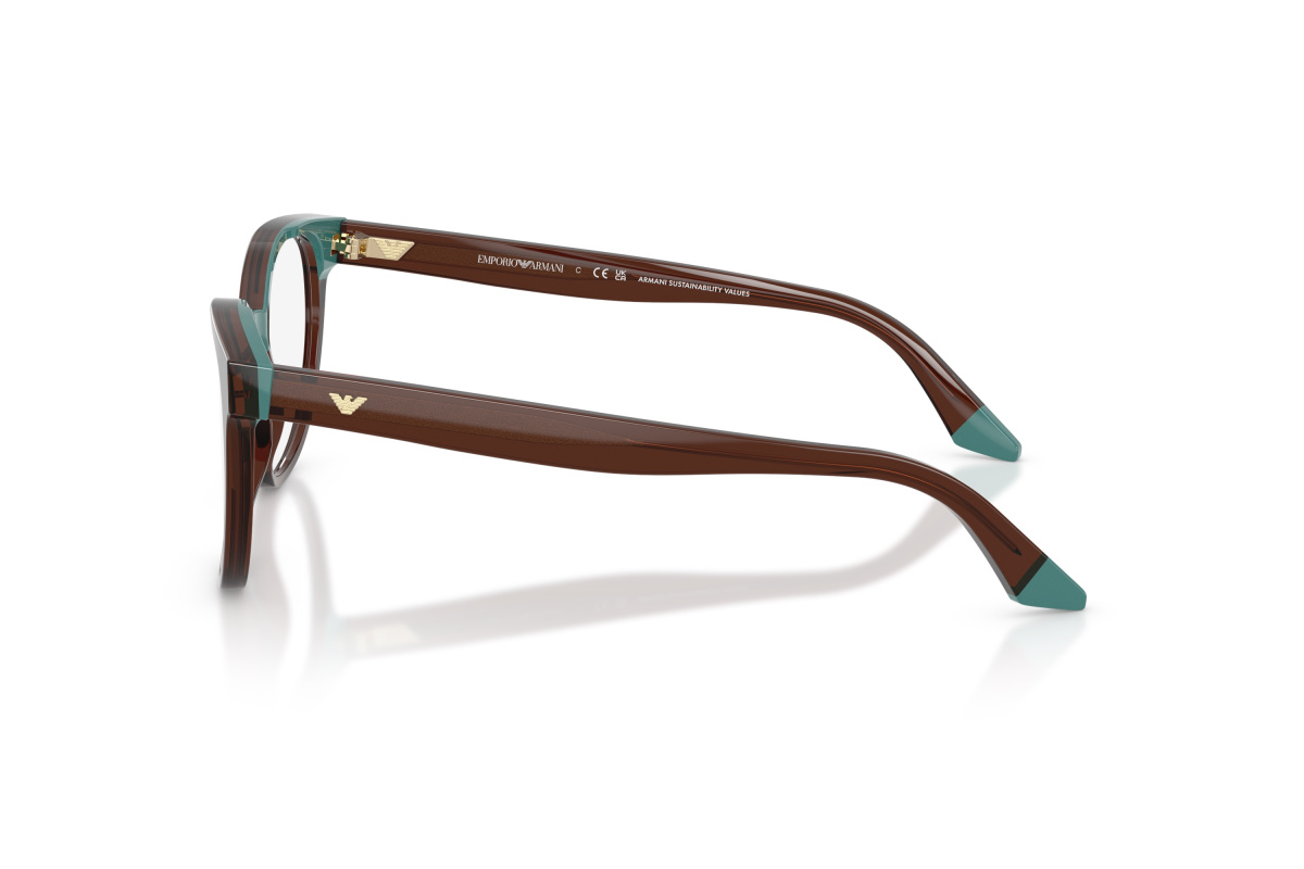 Emporio Armani EA3274_6318 Transparent Brown/Teal