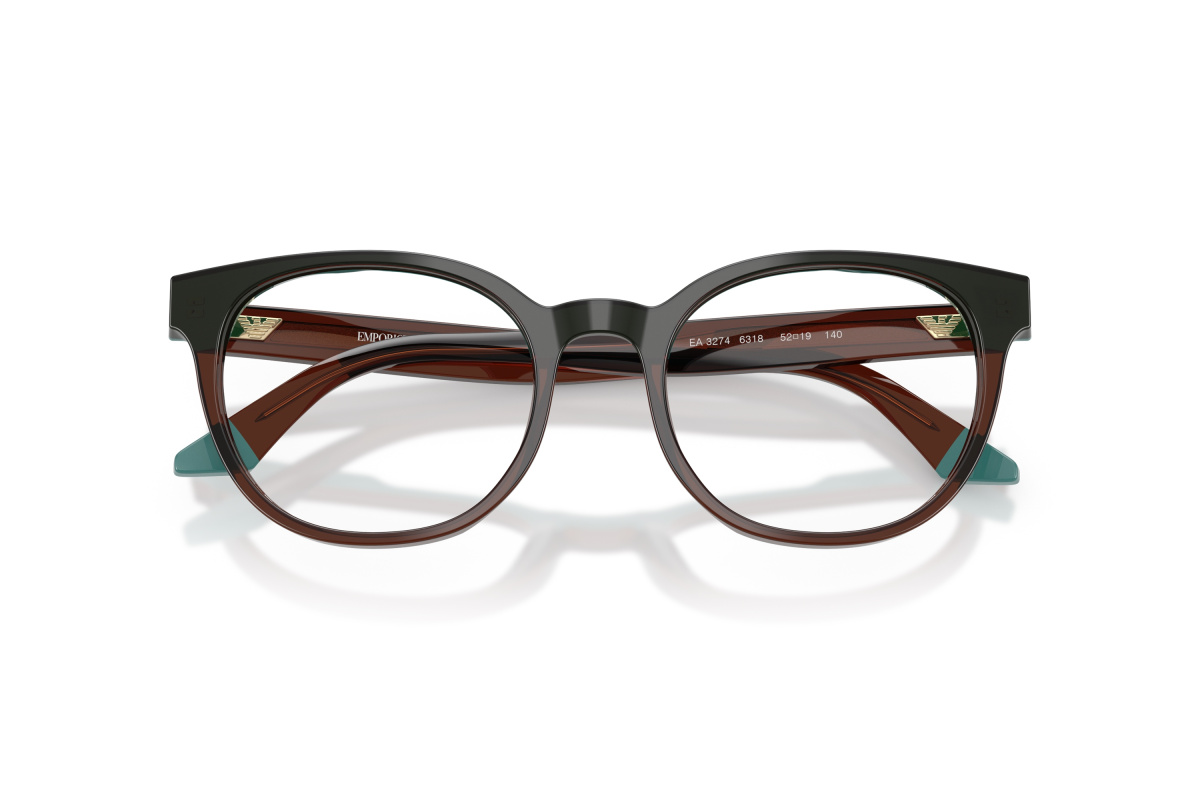 Emporio Armani EA3274_6318 Transparent Brown/Teal