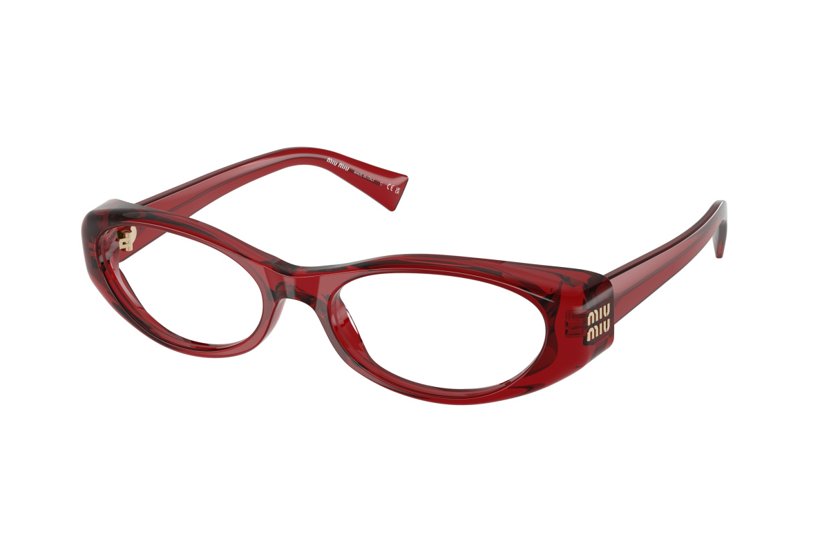 Miu Miu MU 03ZV_25M1O1 Rosso Trasparente
