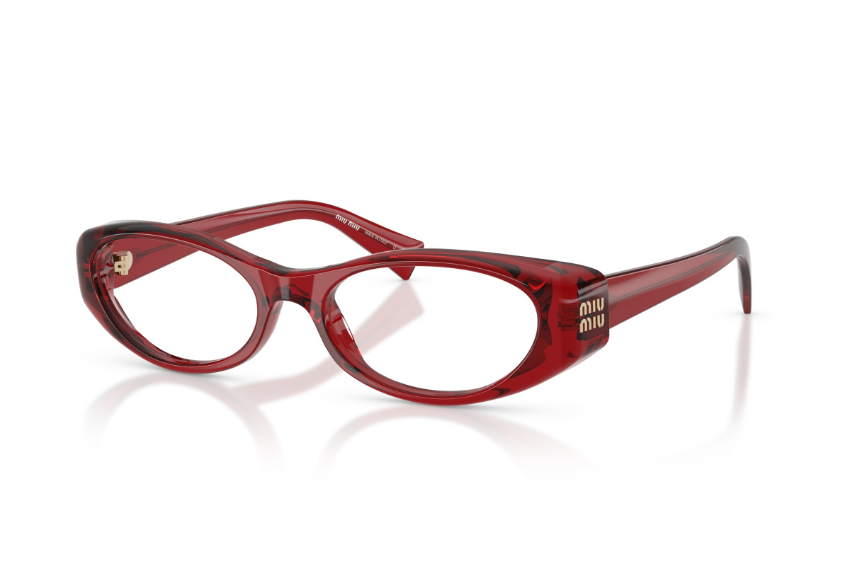Miu Miu MU 03ZV_25M1O1 Rosso Trasparente