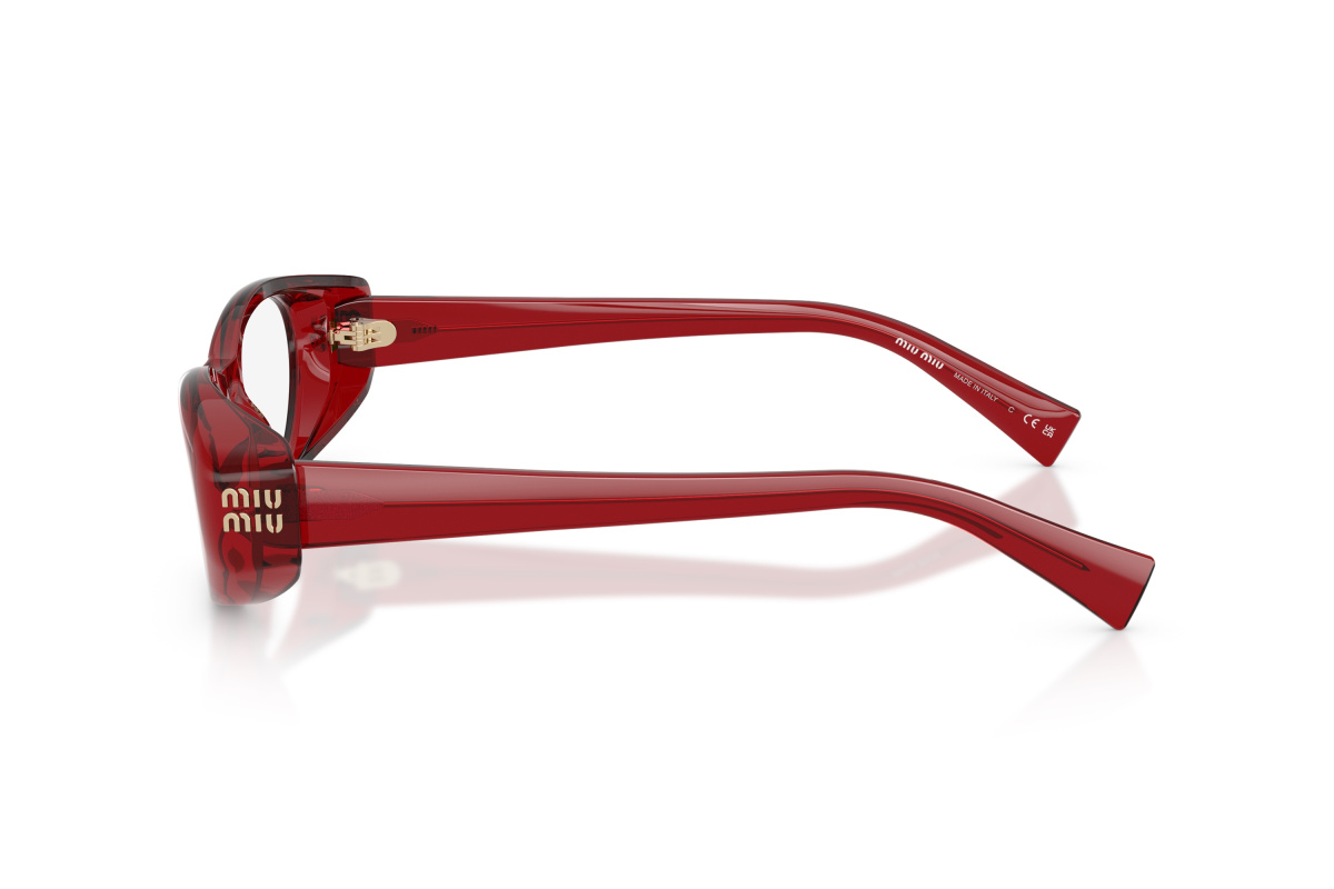 Miu Miu MU 03ZV_25M1O1 Rosso Trasparente