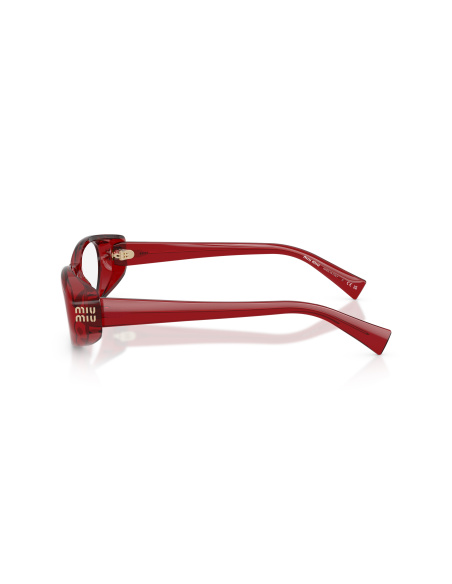 Miu Miu MU 03ZV_25M1O1 Rosso Trasparente