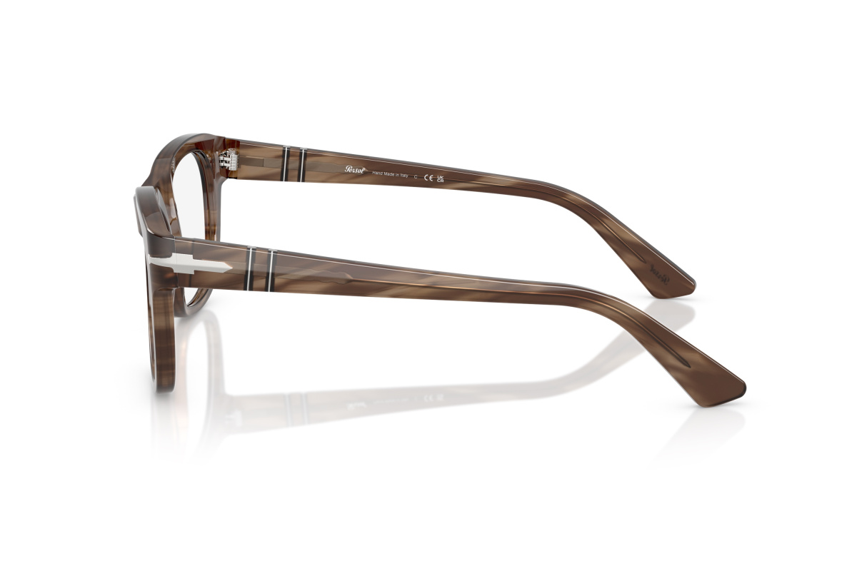 Persol PO3372V_1208 Striato Marrone | Ottica Salvatore Munda