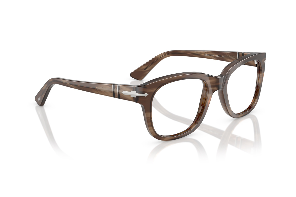 Persol PO3372V_1208 Striato Marrone | Ottica Salvatore Munda