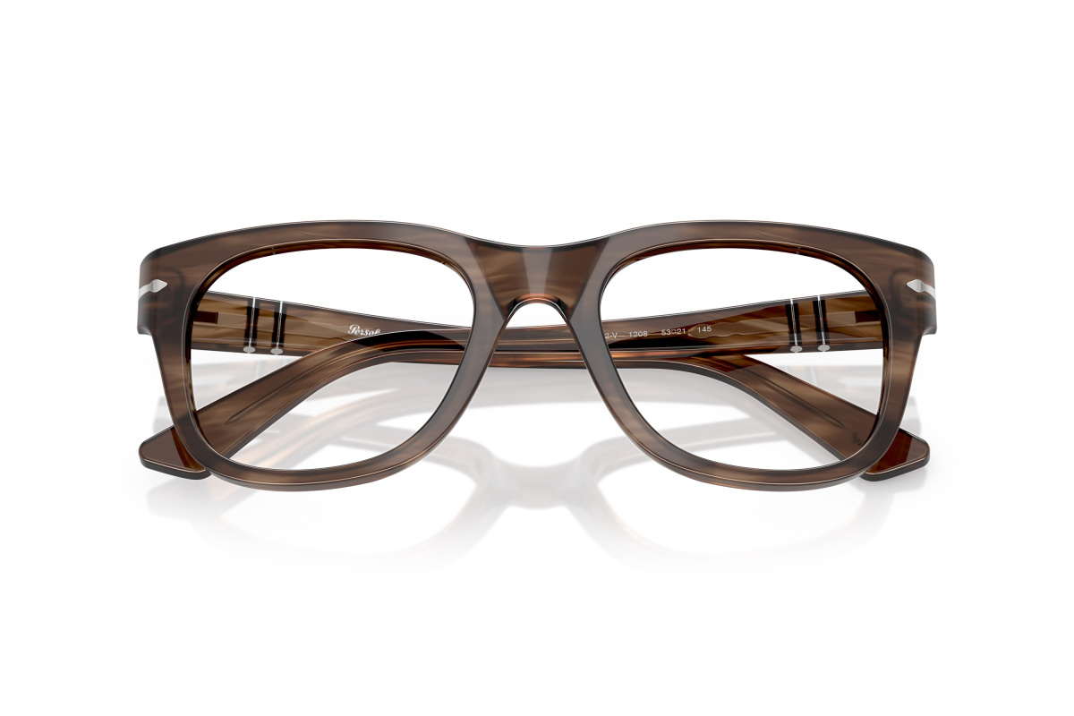 Persol PO3372V_1208 Striato Marrone | Ottica Salvatore Munda