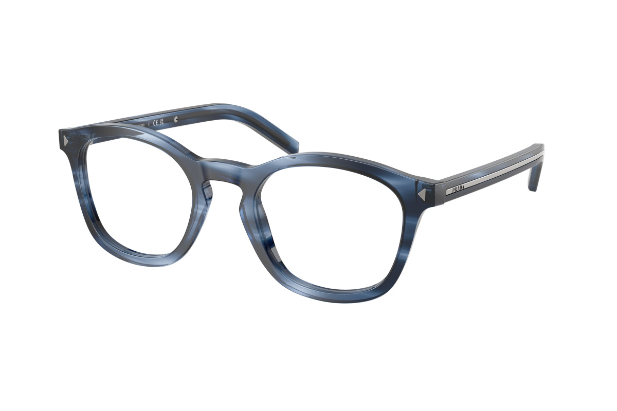 Prada PR C04V_26F1O1 Striato Blu | Ottica Salvatore Munda