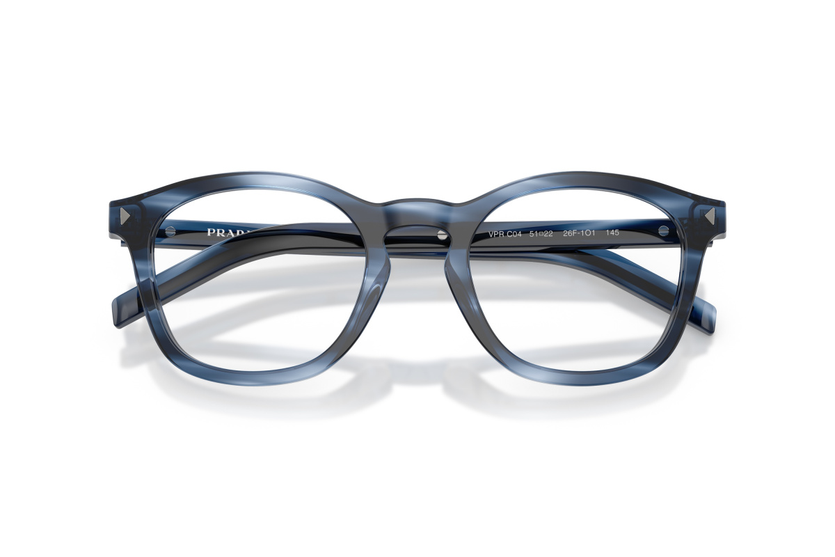 Prada PR C04V_26F1O1 Striato Blu | Ottica Salvatore Munda