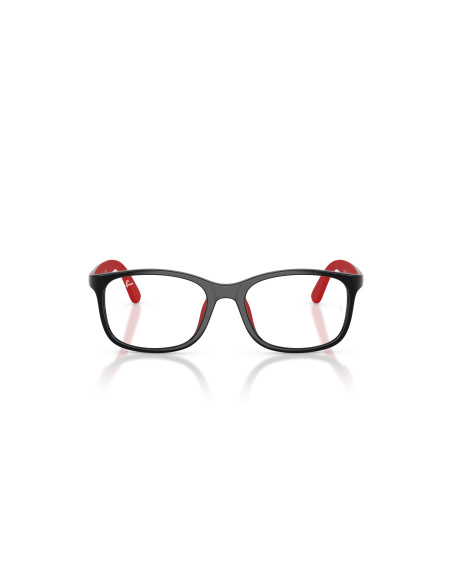 Ray-Ban RY1644_3928 Nero su rosso effetto gommato