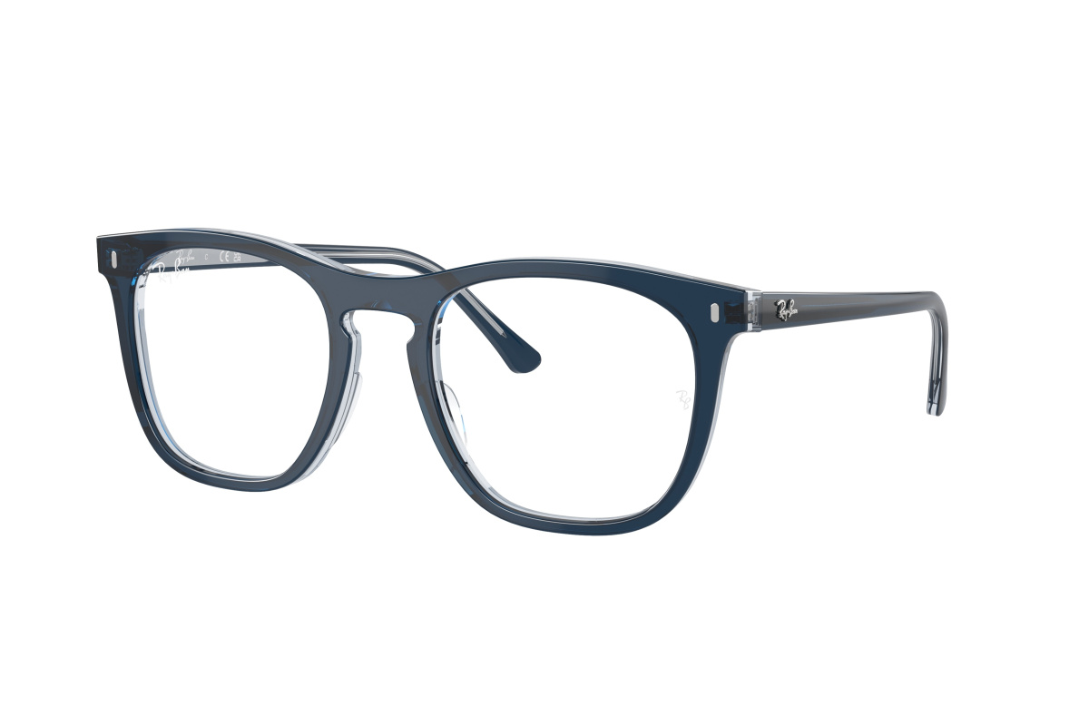 Ray-Ban RX2210V_8324 Blu su blu trasparente
