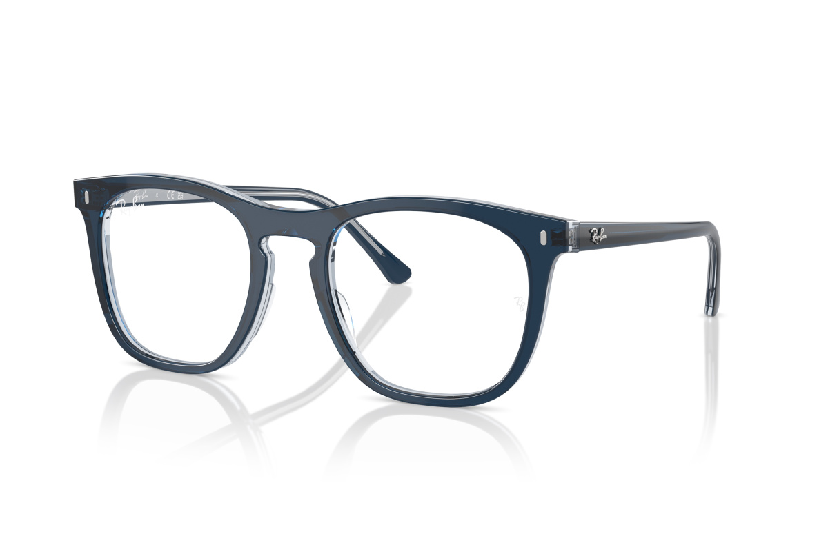 Ray-Ban RX2210V_8324 Blu su blu trasparente