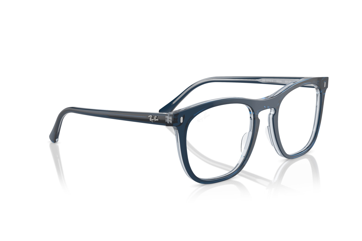 Ray-Ban RX2210V_8324 Blu su blu trasparente
