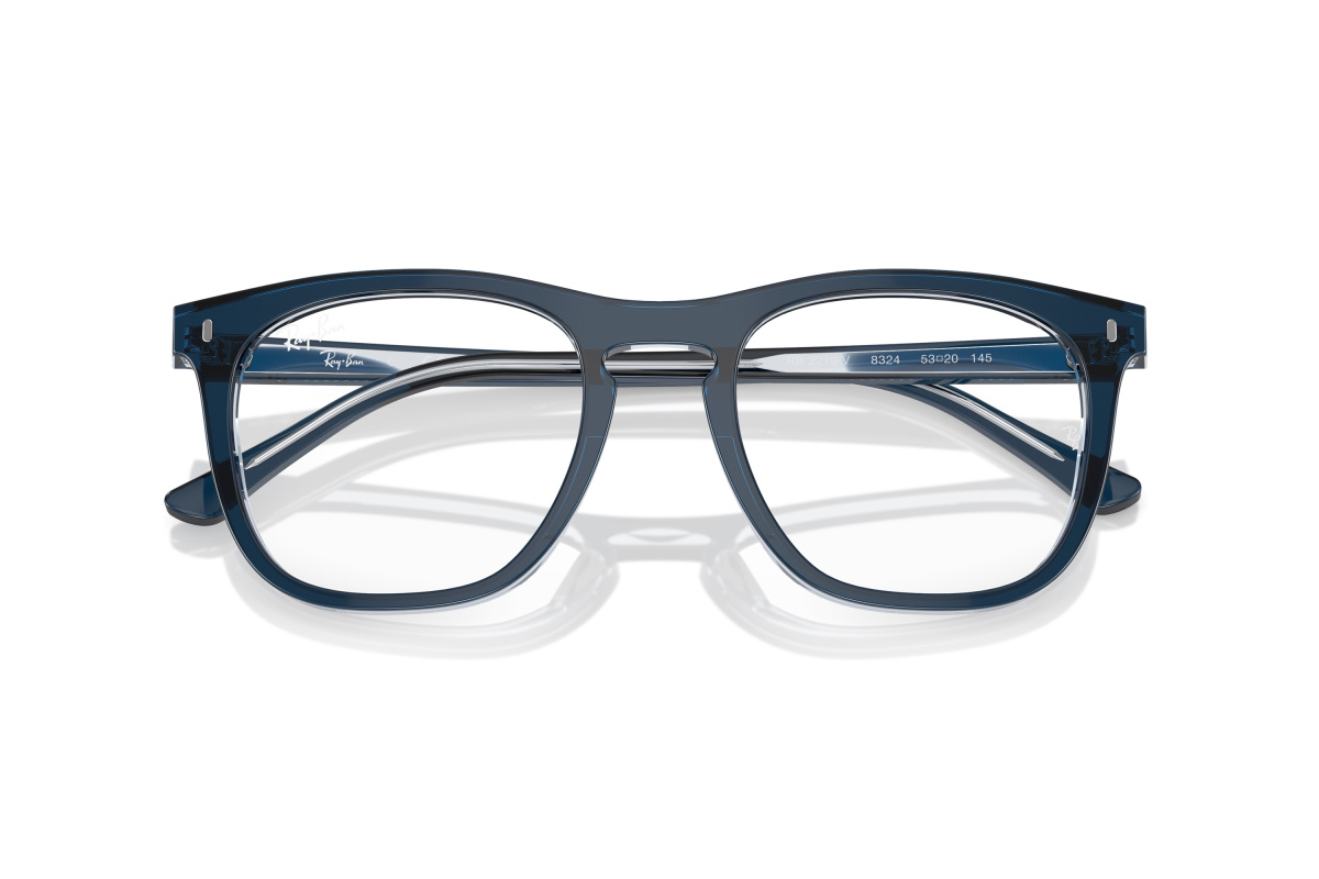 Ray-Ban RX2210V_8324 Blu su blu trasparente