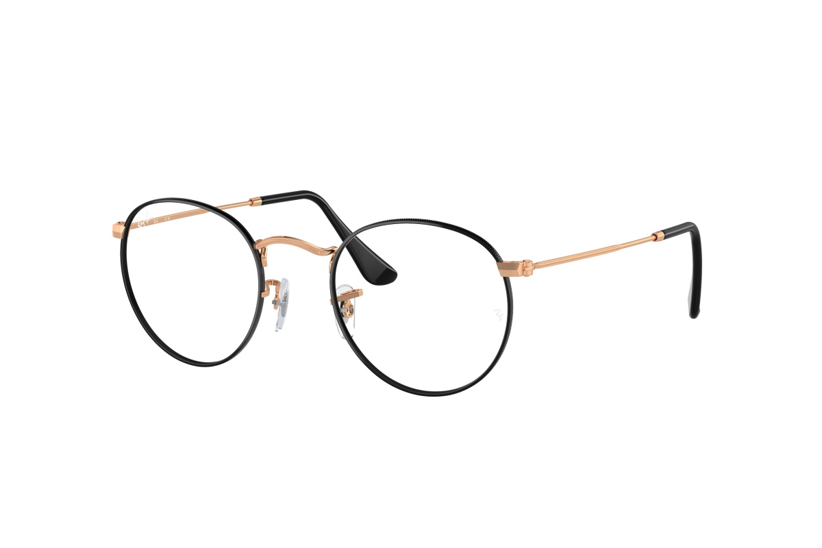 Ray-Ban RX3447V_3173 Black On Rose Gold
