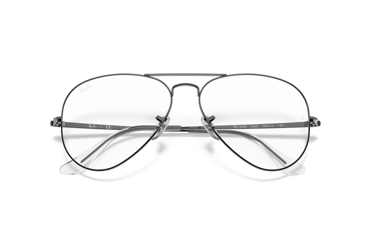 Ray-Ban RX6489_2502 Gunmetal | Ottica Salvatore Munda
