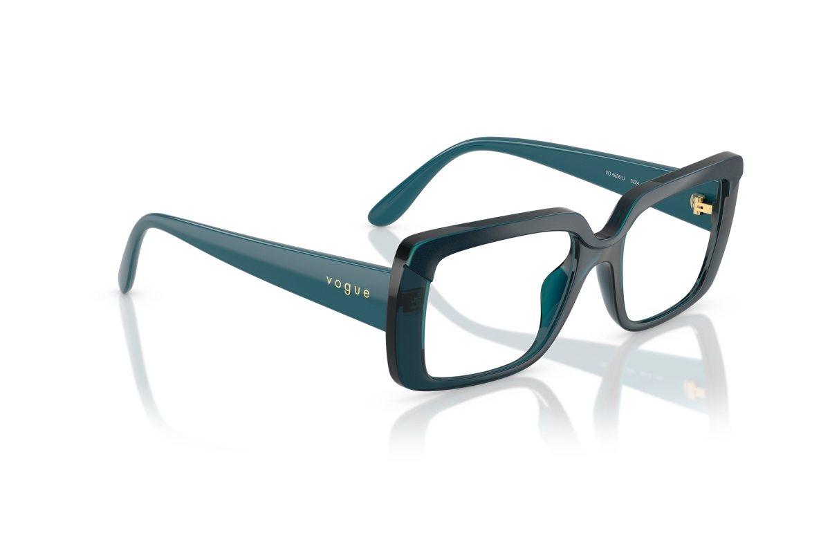 Vogue Eyewear VO5636U_3224 Top blu/Ottanio trasparente