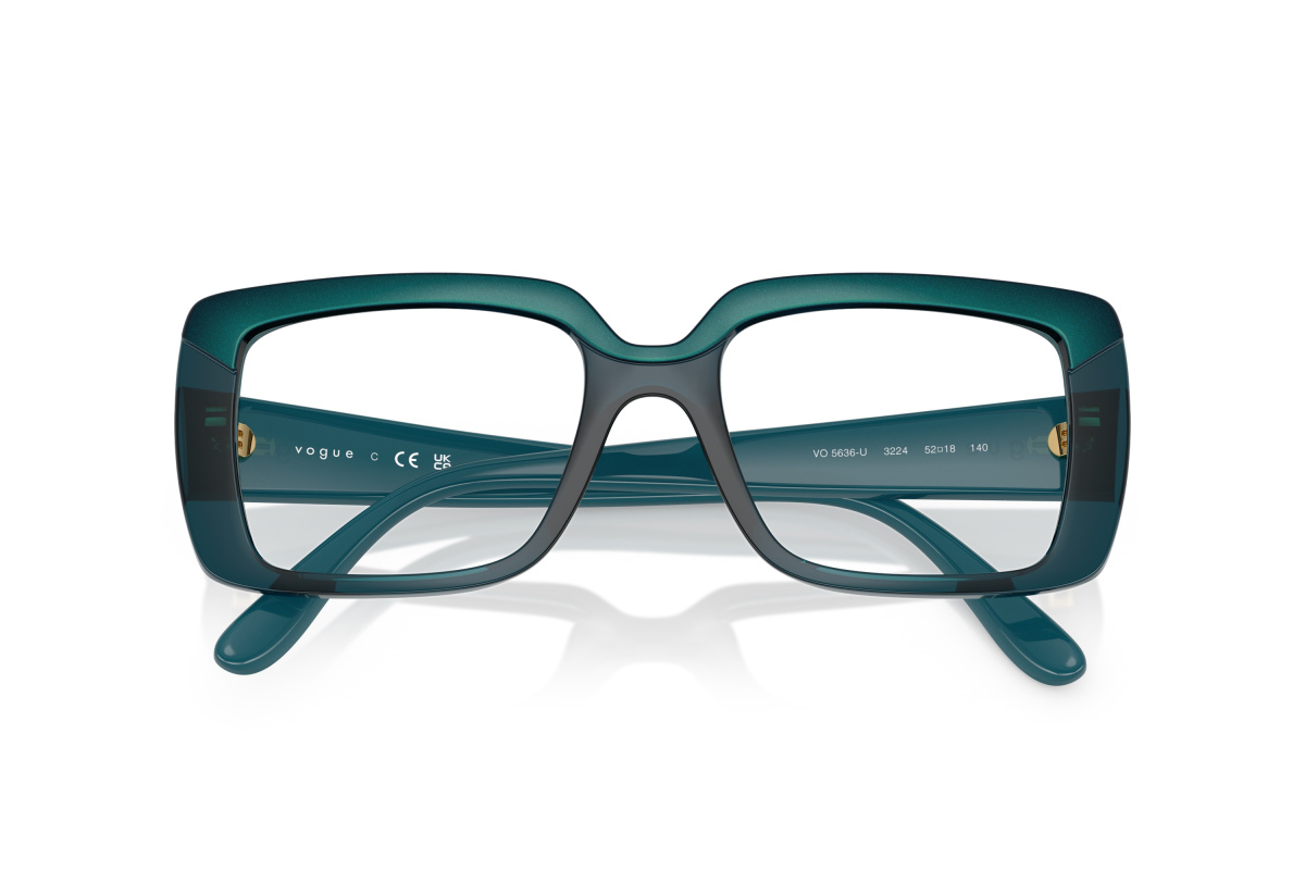 Vogue Eyewear VO5636U_3224 Top blu/Ottanio trasparente