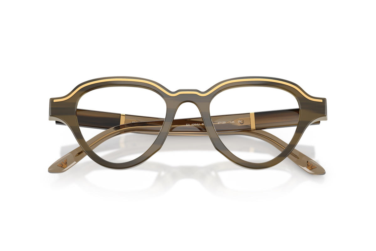 Emporio Armani EA4264U_63381W Brown On Striped Beige