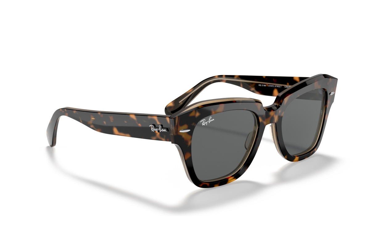 Ray-Ban RB2186_1292B1 Havana su marrone trasparente