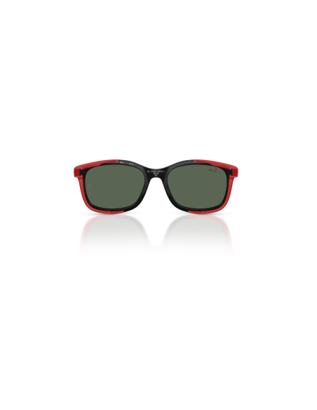 Ray-Ban RY1644C_392871 Nero su rosso effetto gommato