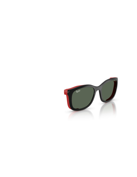 Ray-Ban RY1644C_392871 Nero su rosso effetto gommato