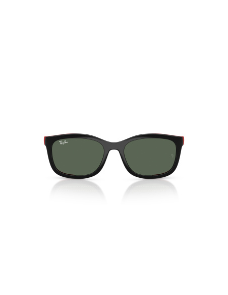 Ray-Ban RY1644C_392871 Nero su rosso effetto gommato