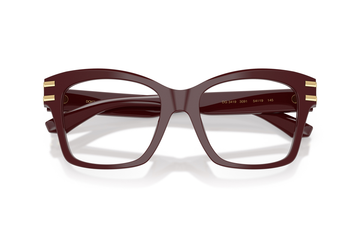 Dolce&Gabbana DG3419_3091 Bordeaux | Ottica Salvatore Munda