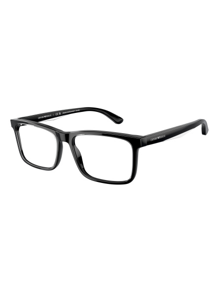 Emporio Armani EA3227_6051 Nero lucido/Cristallo Top