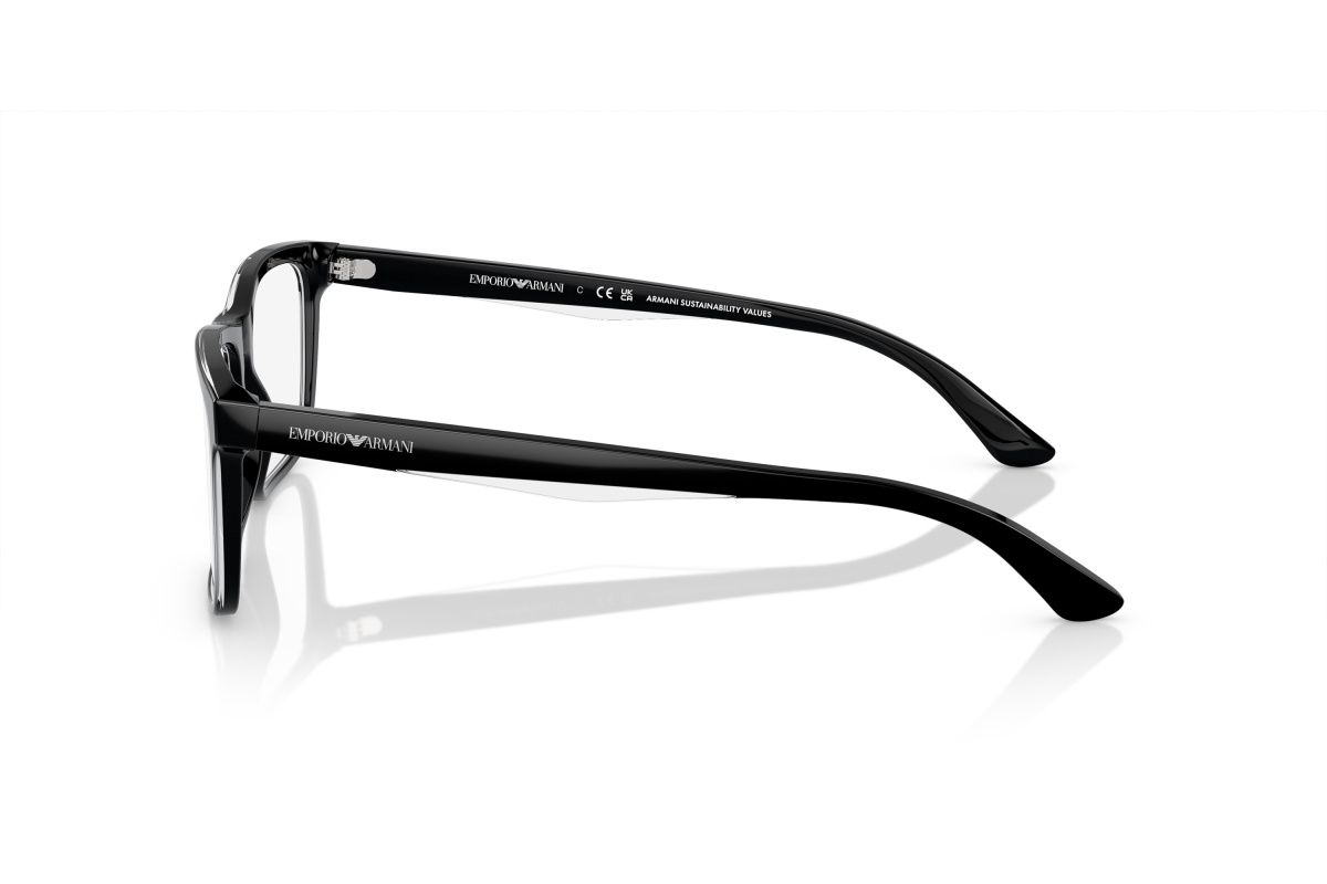 Emporio Armani EA3227_6051 Nero lucido/Cristallo Top