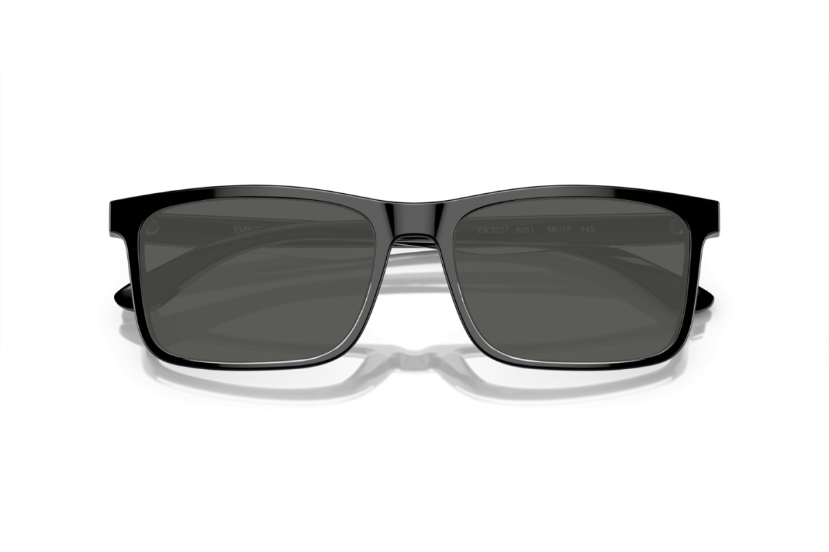 Emporio Armani EA3227_6051 Nero lucido/Cristallo Top