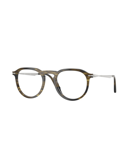 Persol PO3387V_1237 Striped Black & Olive Green