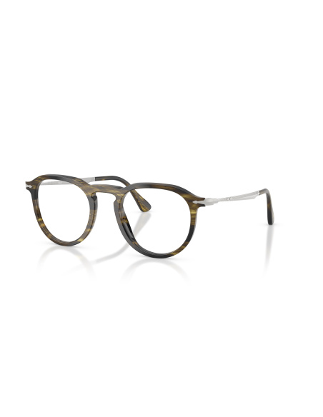 Persol PO3387V_1237 Striped Black & Olive Green