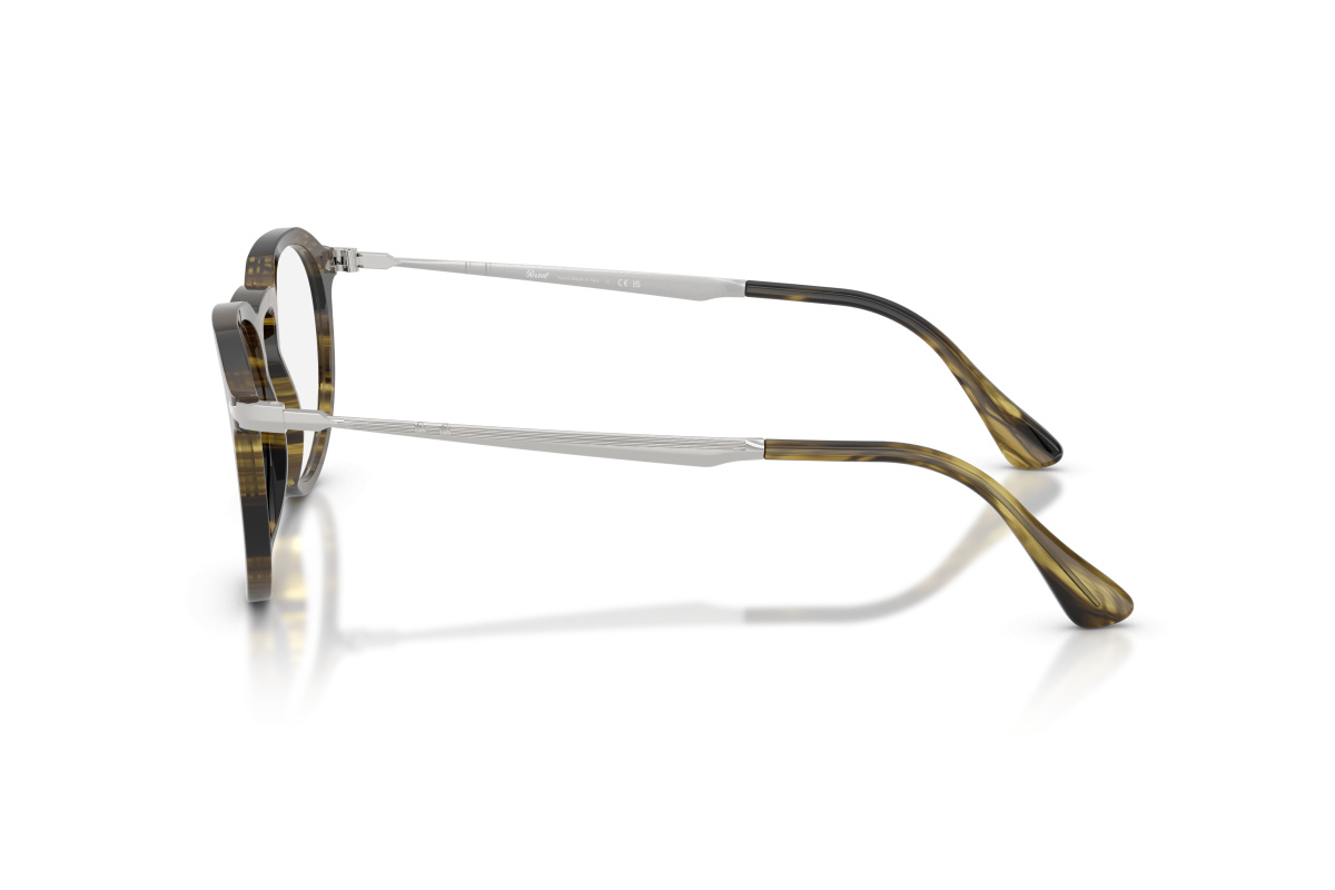 Persol PO3387V_1237 Striped Black & Olive Green