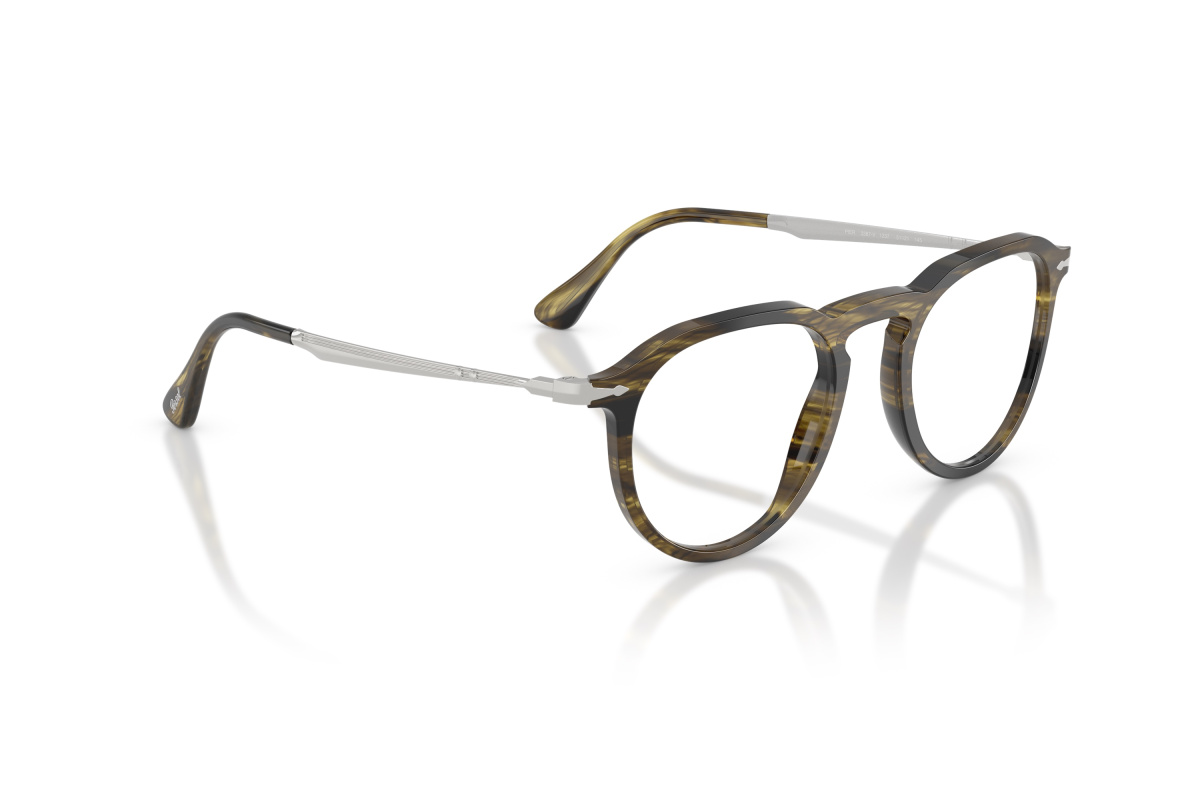 Persol PO3387V_1237 Striped Black & Olive Green