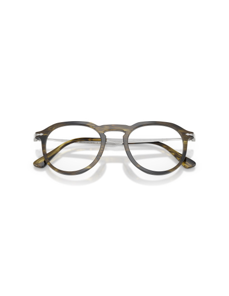 Persol PO3387V_1237 Striped Black & Olive Green