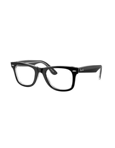 Ray-Ban RX4340V_2034 Nero su trasparente