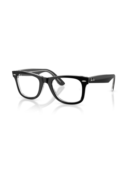 Ray-Ban RX4340V_2034 Nero su trasparente
