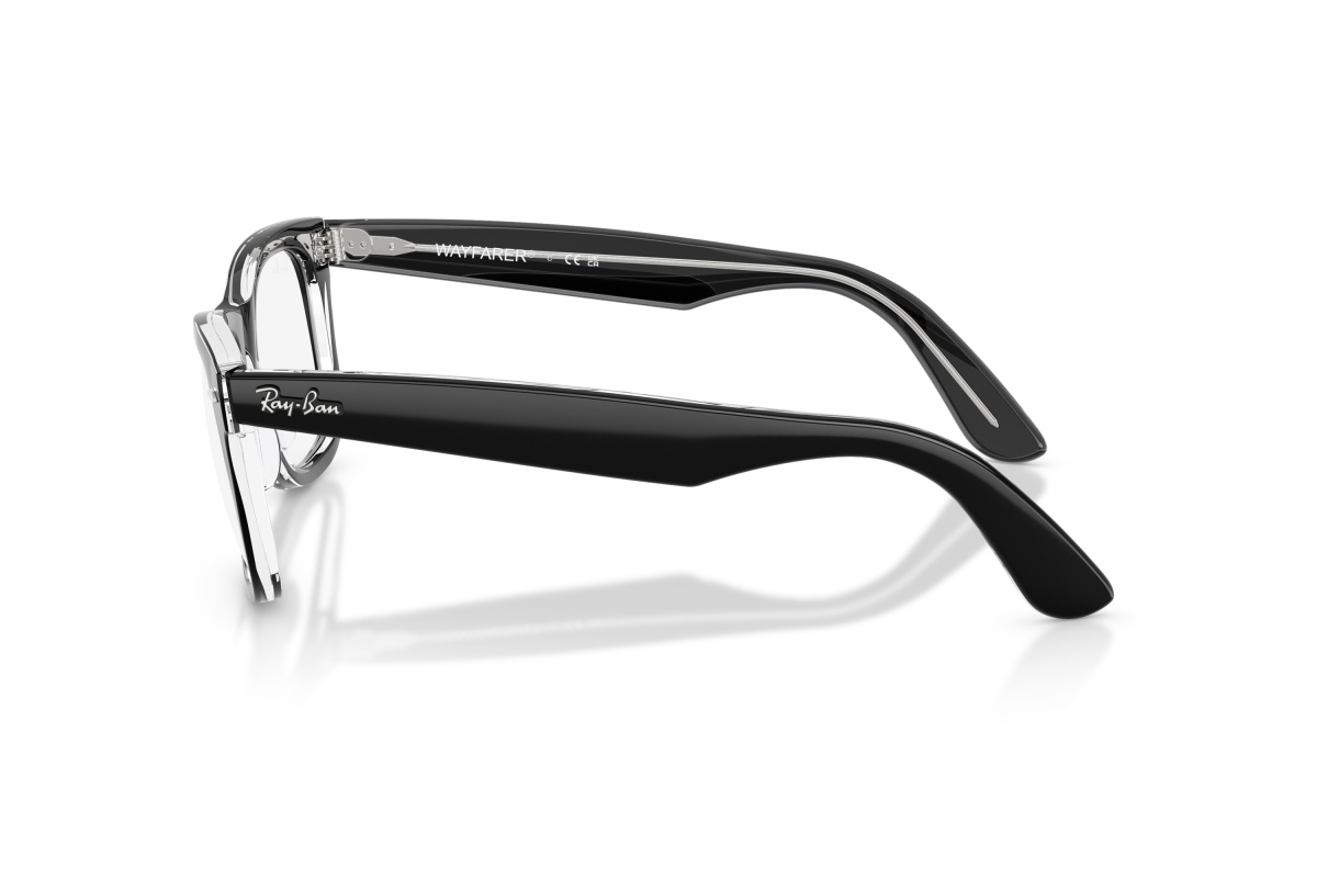 Ray-Ban RX4340V_2034 Nero su trasparente