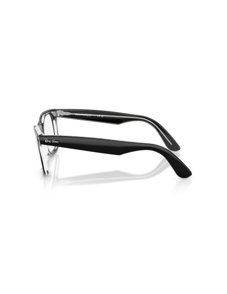 Ray-Ban RX4340V_2034 Nero su trasparente