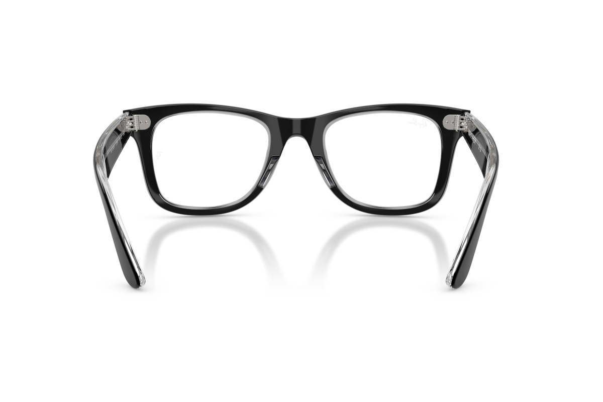 Ray-Ban RX4340V_2034 Nero su trasparente