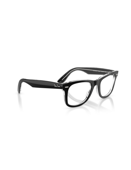 Ray-Ban RX4340V_2034 Nero su trasparente