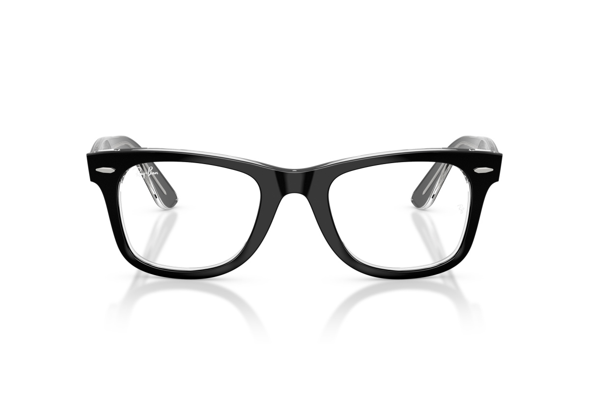 Ray-Ban RX4340V_2034 Nero su trasparente
