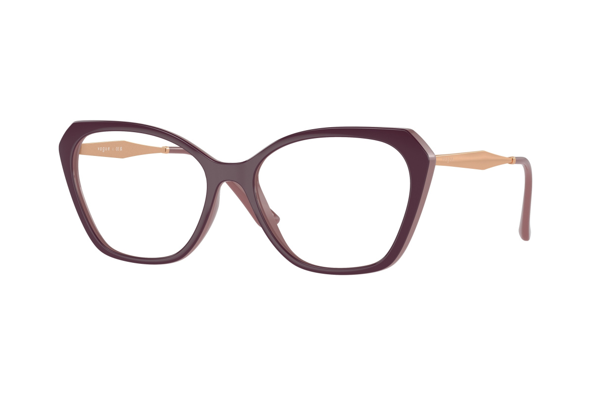 Vogue Eyewear VO5522_3100 Viola rosso Top/Rosa antico
