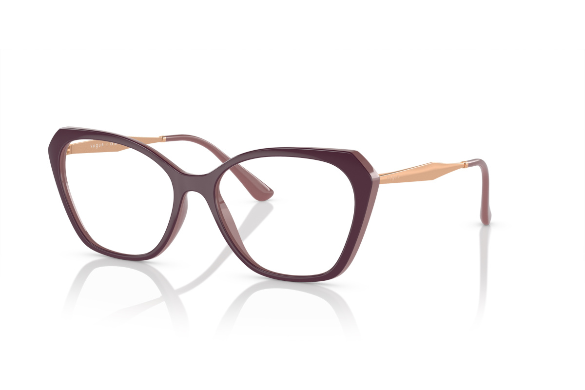 Vogue Eyewear VO5522_3100 Viola rosso Top/Rosa antico